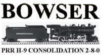 Bowser 2-8-0 H-9 Consolidation Instructions