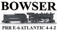 Bowser 4-4-2 E-6 Atlantic Instructions