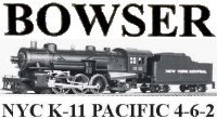 Bowser 4-6-2 K-11 Pacific Instructions