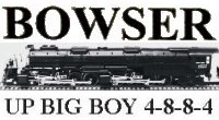 Bowser 4-8-8-4 Big Boy Instructions