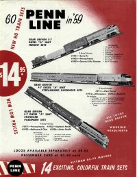 Penn Line Catalog 1959