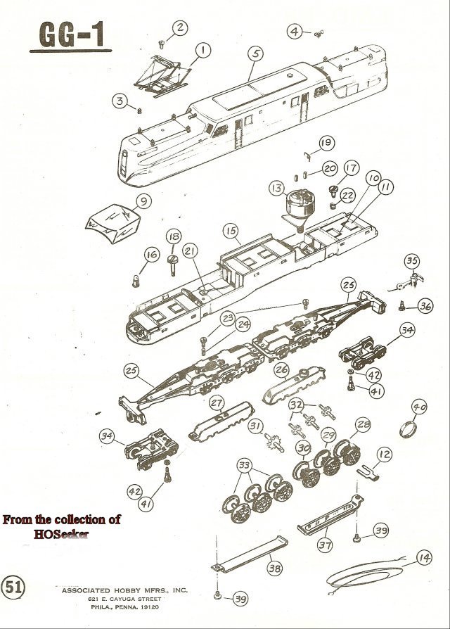 IHC GG-1 Pantograph Help | Model Train Forum