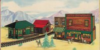 AHM 5680 J Cardboard Western Town