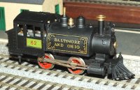 Aristocraft 0-4-0T Baltimore & Ohio