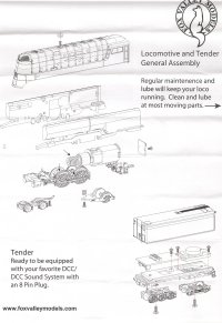 Fox Valley Models 4-4-2 Hiawathia Diagram