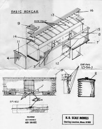 HD Scale 40' Outside Brace Box Car Intructions