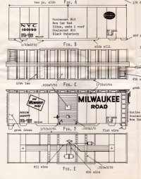 Quality 50' Rail Box Box Car Intructions