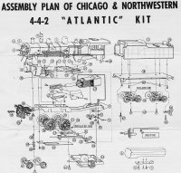 Tenshodo 4-4-2 Atlantic  Chicago & Northwestern Instructions